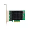 InLine Quad Gigabit tinklo plokštė, 4x RJ45 2.5Gb/s, PCIe x4, su žemo profilio laikikliu