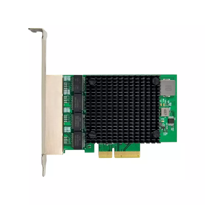 InLine Quad Gigabit tinklo plokštė, 4x RJ45 2.5Gb/s, PCIe x4, su žemo profilio laikikliu