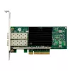 InLine Dual 10 gigabitų tinklo plokštė, 2x SFP+, PCIe x8, su žemo profilio laikikliu