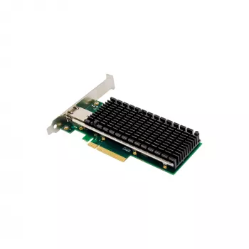 InLine 10 Gigabit tinklo plokštė, 1x RJ45 10Gb/s, PCIe x8, su žemo profilio laikikliu