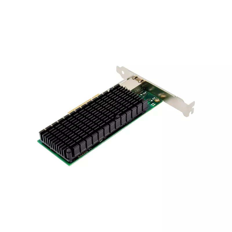 InLine 10 Gigabit tinklo plokštė, 1x RJ45 10Gb/s, PCIe x8, su žemo profilio laikikliu