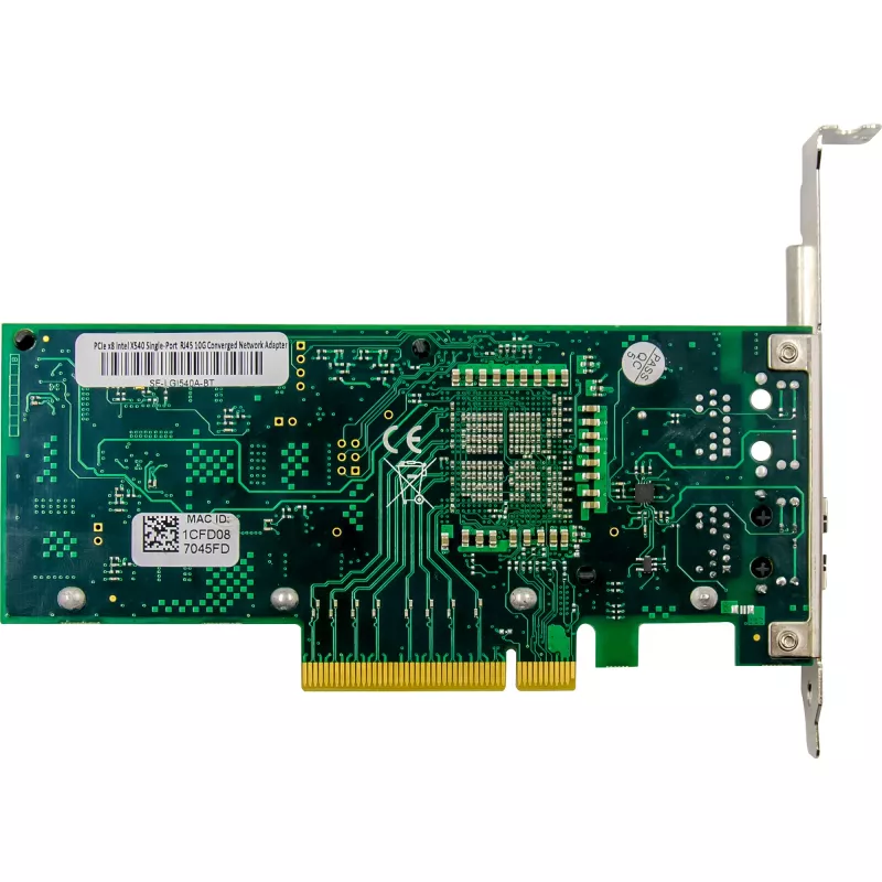 InLine 10 Gigabit tinklo plokštė, 1x RJ45 10Gb/s, PCIe x8, su žemo profilio laikikliu
