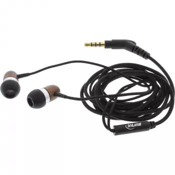 Ausinės InLine woodin-ear į ausį įstatomas laisvų rankų įrenginys
