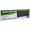 InLine Design Desktop rinkinys, belaidė klaviatūra ir pelė, USB 2,4 GHz, iki 1600 DPI, juoda, VOKIETIŠKA