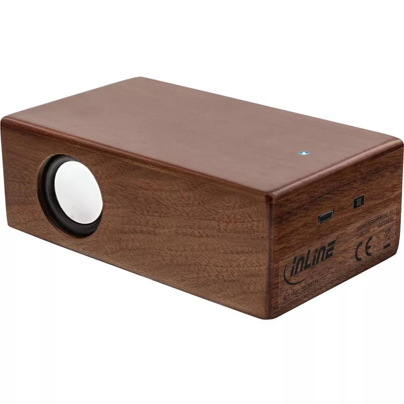 InLine woodbrick – indukcinis garsiakalbis mediniame korpuse