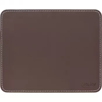 InLine Mouse Pad Premium PU Leather 255x220x3mm rudas