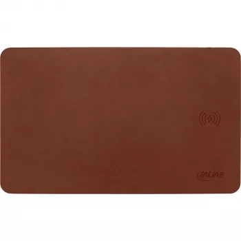 InLine pelėdė su belaidžiu įkrovimu, 370x225x7 mm, ruda
