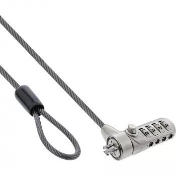 InLine Nešiojamojo kompiuterio apsaugos spyna su kombinaciniu kodu 4,4 mm x 2 m