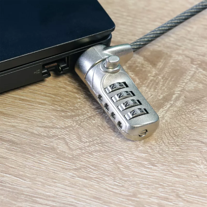 InLine Nešiojamojo kompiuterio apsaugos spyna su kombinaciniu kodu 4,4 mm x 2 m