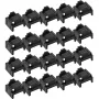 InLine RJ45 prievado blokatorius, 20 vnt. papildymo pakuotė, juoda