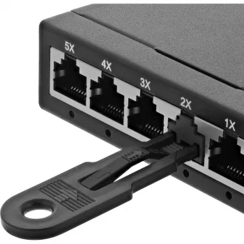 InLine RJ45 prievado blokatorius, 20 vnt. papildymo pakuotė, juoda