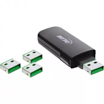 InLine USB prievadų blokatorius, 4 prievadų