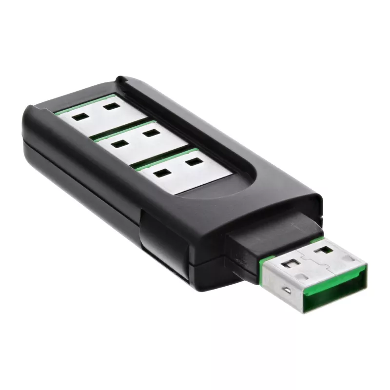 InLine USB prievadų blokatorius, 4 prievadų