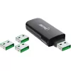 InLine 20 vnt. papildymo pakuotė USB prievadų blokatoriams, žalia 55723N