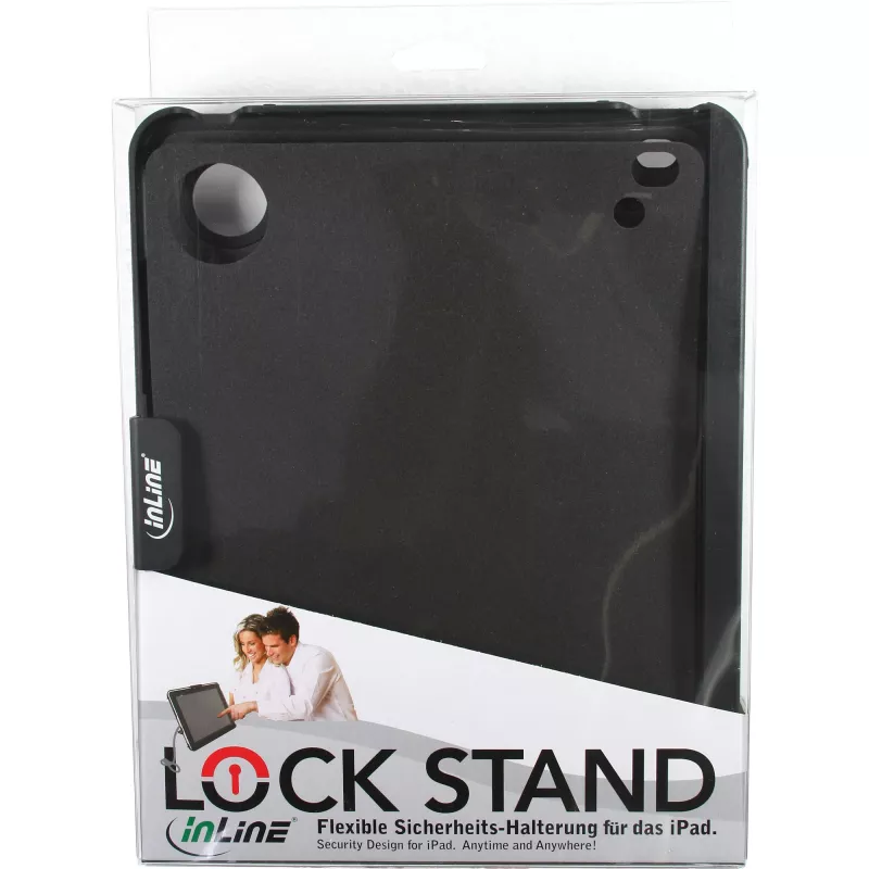 InLine iPad Security Case Stand su užraktu ir raktu 2m