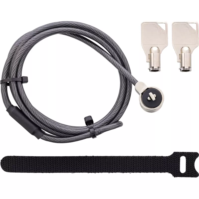 InLine Universalus planšetinio kompiuterio stovas su užraktu 7 inch-10,1 inch su plieniniu kabeliu 1,5 m