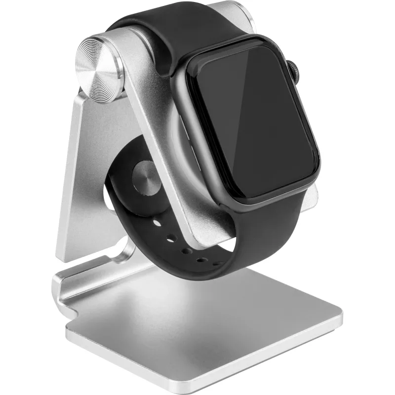 Laikiklis InLine Aliumininis laikiklis Apple Watch sidabrinis