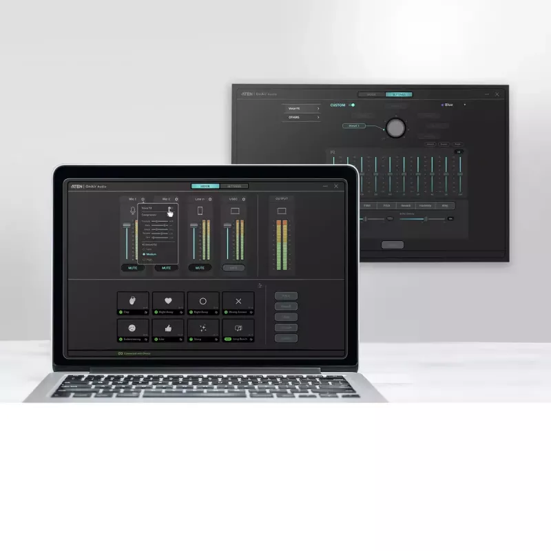 Audio maišytuvas ATEN MicLIVE 6-CH 6 kanalų 24 bit 96 kHz