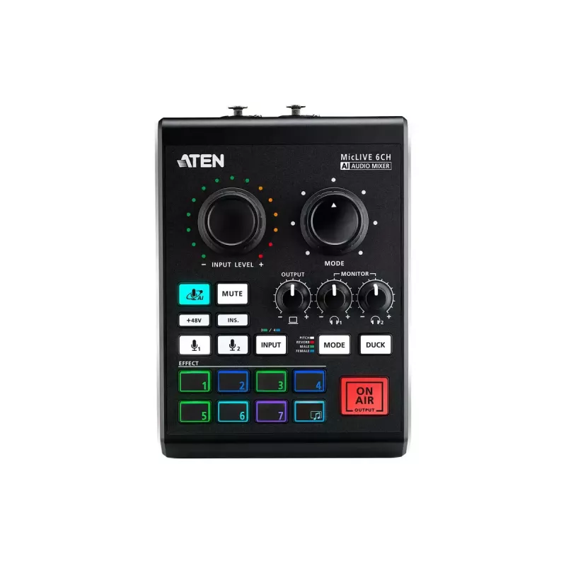 Audio maišytuvas ATEN MicLIVE 6-CH 6 kanalų 24 bit 96 kHz