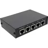 InLine RJ45 rankinis jungiklis 1 į 4 5x RJ45 lizdas Fast Ethernet
