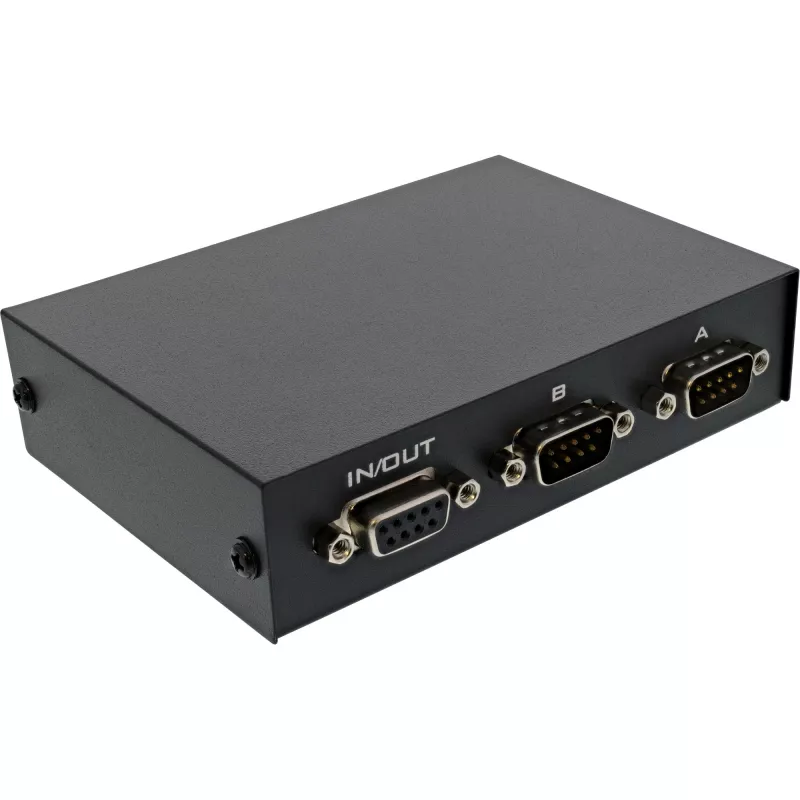 InLine Serial jungiklis rankinis 2 prievadų RS232 9 kontaktų Sub-D Laidinis