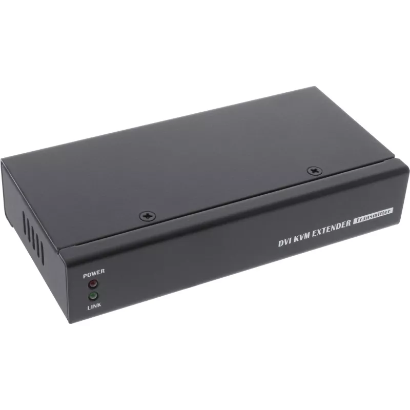InLine DVI USB KVM prailgintuvas per TP kabelį su garsu iki 50 m