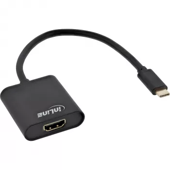 InLine USB ekrano keitiklis, USB-C kištukas į HDMI lizdą (DP Alt Mode), 4K/60Hz