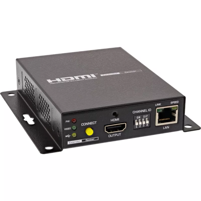 KVM prailgintuvas InLine 64601 4K HDMI USB per IP iki 100 m