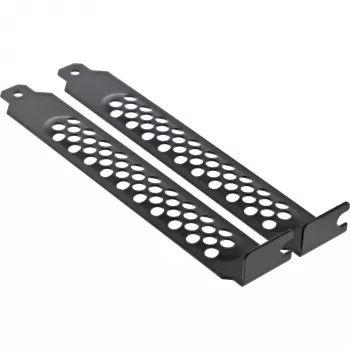 InLine perforuotas PCI / PCI-E lizdo dangtelis, juodas, 2 vnt. rinkinys