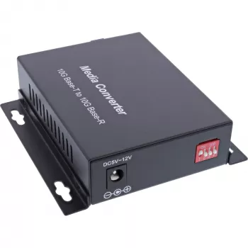 InLine 66659F tinklo medijos keitiklis 10 Gb/s 1310 nm vienmodis juodas