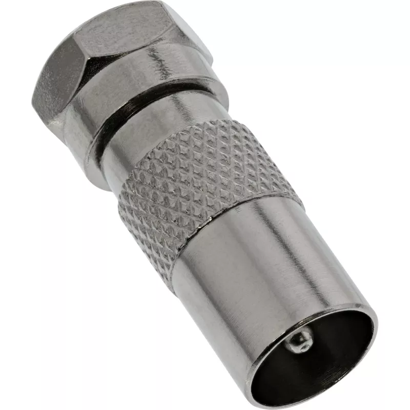 InLine Coaxial Adapter F kištukas SAT į IEC kištuką Antena