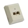 InLine ISDN sieninė plokštelė 2x RJ45 lizdas 2x 8 prievadų 69988B