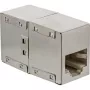 InLine Cat.5e adapteris pilnai ekranuotas metalinis 2x RJ45 motina-motina tiesioginis