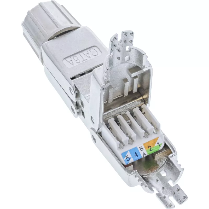 InLine 69992E Cat.6A ekranuotas laisvai montuojamas movinis jungiklis
