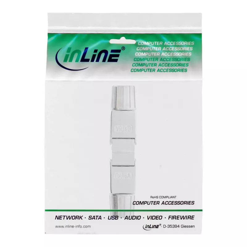 InLine 69992E Cat.6A ekranuotas laisvai montuojamas movinis jungiklis