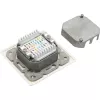 InLine Cat.6 prijungimo dėžutė 2x RJ45 lizdas, horizontali, RAL9010 balta