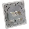 InLine rėmelis 2x RJ45 Bu/LSA įdėklams, Keystone SNAP-In, RAL9010