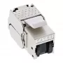 InLine RJ45 Keystone Jack Snap-In modulis Cat.6a su dulkių dangteliu, juodas