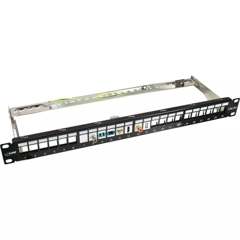 InLine 76202F RJ45 Keystone Jack Snap-In modulis Cat.6a