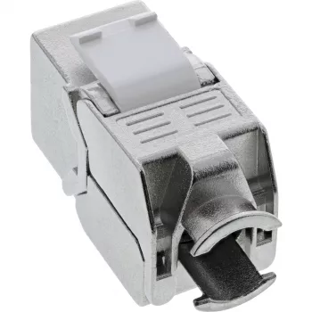 InLine RJ45 Keystone Jack Snap-In modulis Cat.8.1 plokščias metalinis 1 vnt.