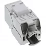 InLine RJ45 Keystone Jack Snap-In modulis Cat.8.1 plokščias metalinis 1 vnt.