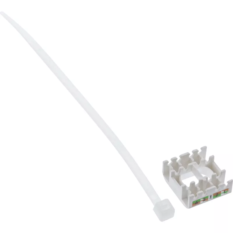 InLine RJ45 Keystone Jack Snap-In modulis Cat.8.1 plokščias metalinis 1 vnt.