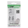 InLine Keystone RJ45 lizdas plonas, SNAP-In, Cat.6A, integruotas kabelio rišiklis