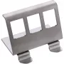 InLine 76203E metalinis Keystone užspaudžiamas laikiklis DIN bėgiui, 3 prievadai