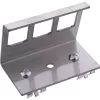 InLine 76203E metalinis Keystone užspaudžiamas laikiklis DIN bėgiui, 3 prievadai
