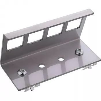 InLine 76203F metalinis Keystone laikiklis DIN bėgiui, 4 prievadai