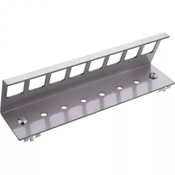 InLine 76203H metalinis Keystone užspaudžiamas laikiklis DIN bėgiui, 8 prievadų