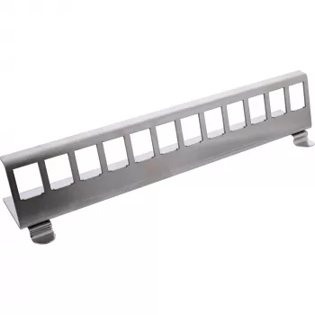 InLine 76203I metalinis Keystone laikiklis DIN bėgiui, 12 prievadų