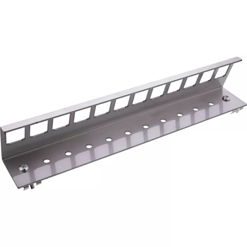 InLine 76203I metalinis Keystone laikiklis DIN bėgiui, 12 prievadų
