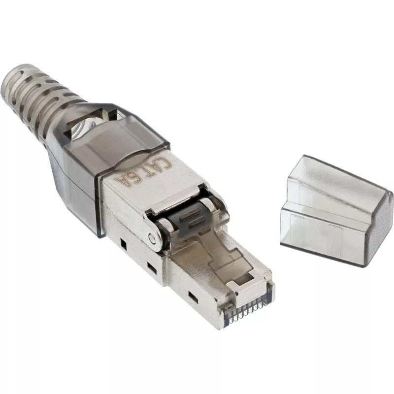 InLine RJ45 kištukas Cat.6A 500MHz lauke montuojamas ekranuotas 76204A